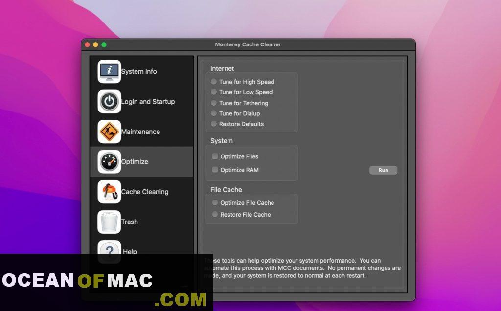 Monterey Cache Cleaner 17.0 Free Download macOS