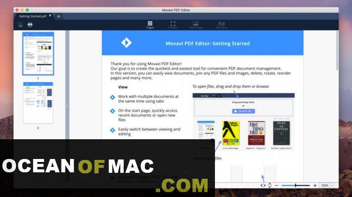 Movavi PDF Editor 3.2.1 for Mac Dmg Full Version