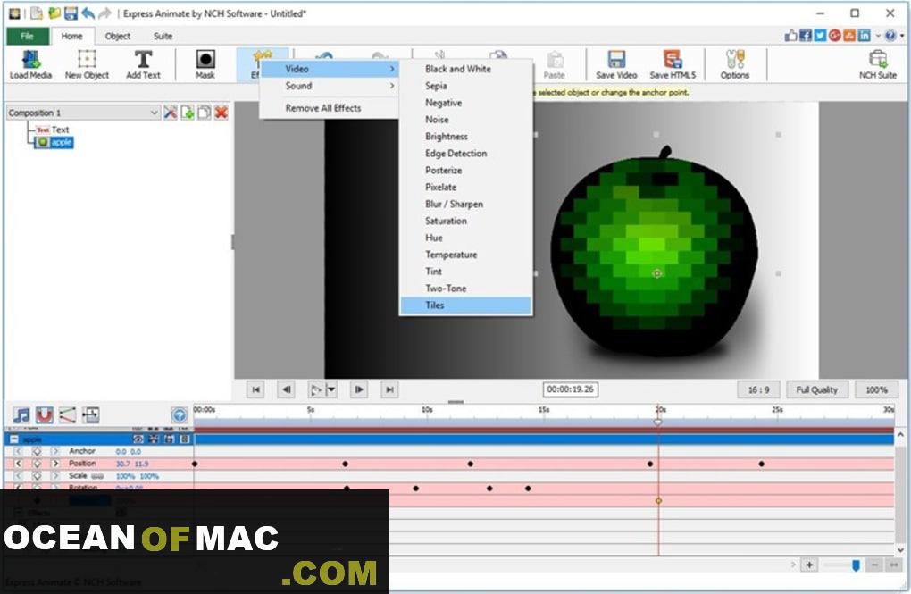 NCH Express Animate 5 for Mac Dmg Free Download