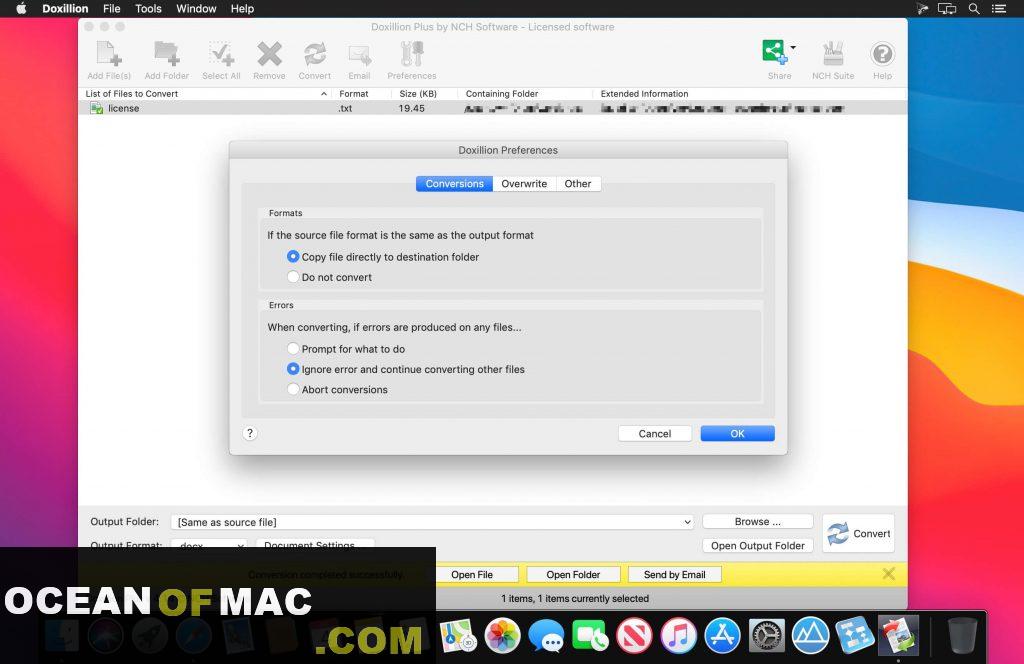 NCH Software Doxillion Plus 5.3 for Mac Dmg Download