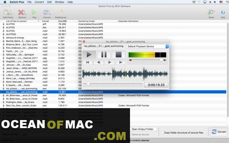 NCH Switch Plus 10 for Mac Dmg Free Download