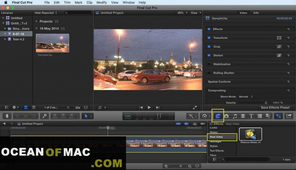 Neat Video Pro for FCPX Motion 5 for Mac Dmg Free Download