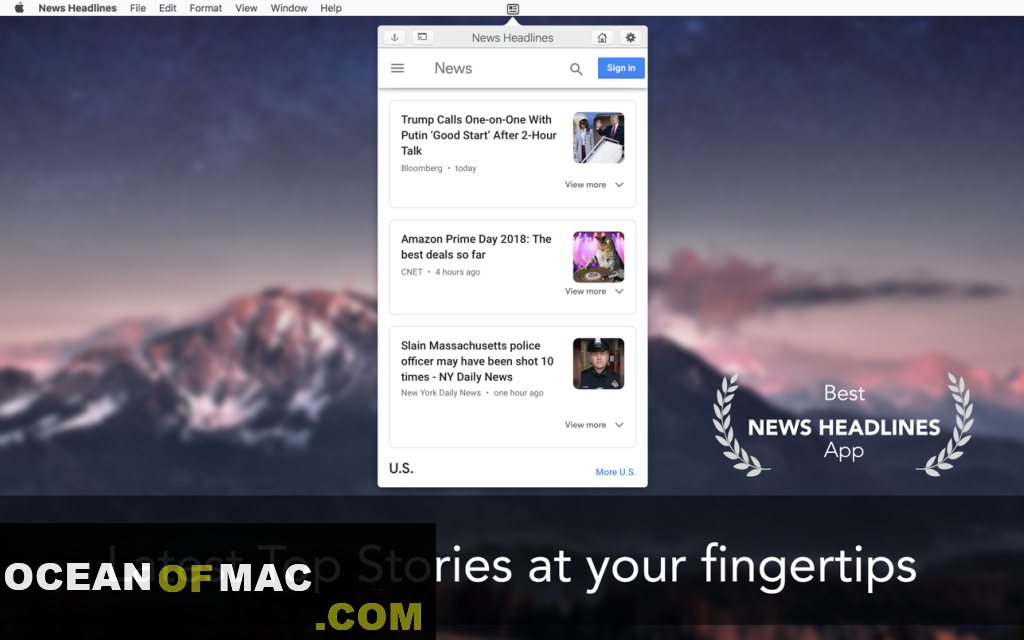 News Headlines 2022 for Mac Dmg Free Download