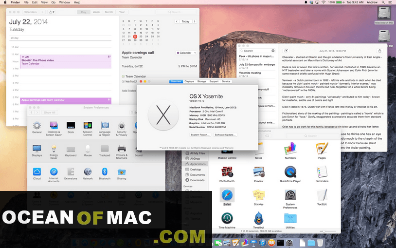Niresh Mac OS X Yosemite 10.10.1 Full Version