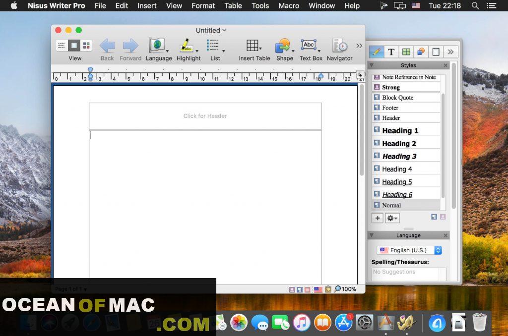 Nisus Writer Pro 2021 for Mac Dmg Free Download