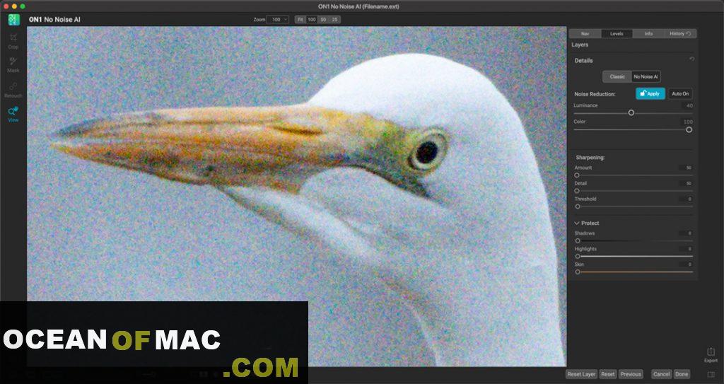 ON1 NoNoise AI 2021 for Mac Dmg Free Download