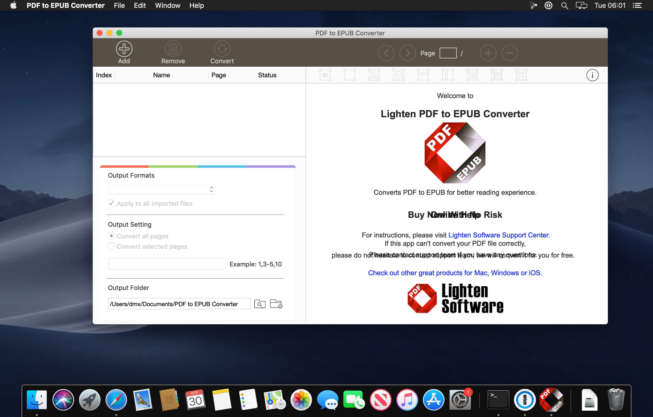 PDF to EPUB Converter 6.2.1 for Mac Dmg Free Download