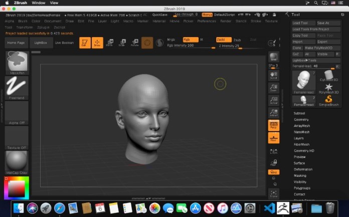 Pixologic Zbrush 2021 for Mac Free Download