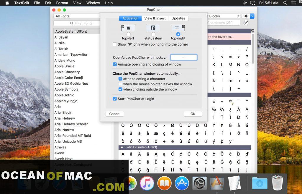 PopChar X for Mac Dmg Free Download