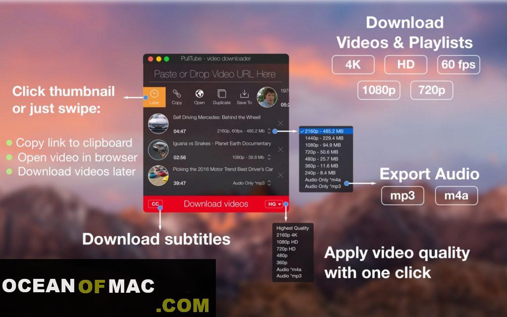 PullTube 1.5.5 for Mac Dmg Free Download