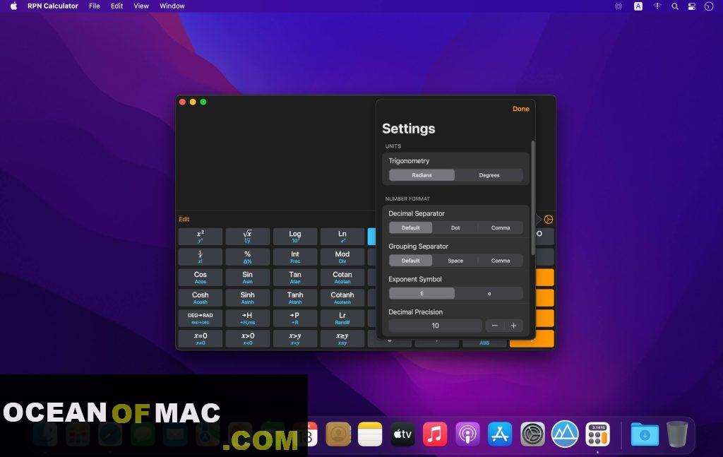 RPN Calculator 2022 for Mac DmgOSX Download