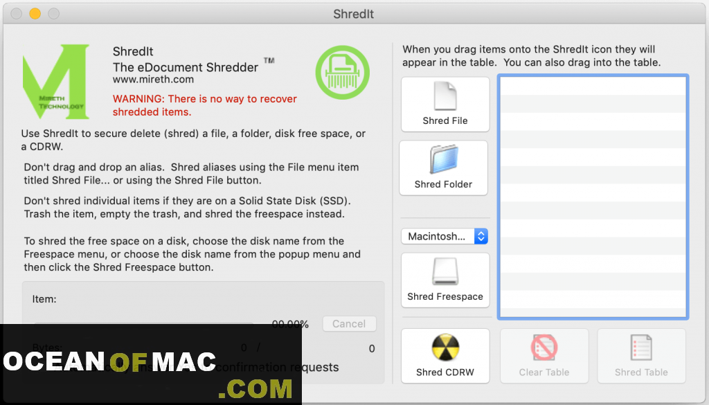ShredIt X 6 for Mac Dmg Free Download