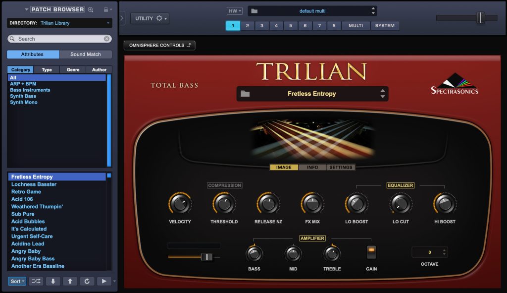 Spectrasonics Trilian 1.6.0f for Mac Free Download