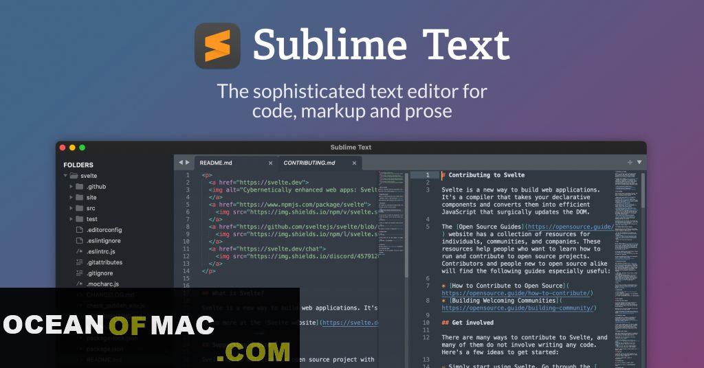 Sublime Text 3 for Mac Dmg Free Download