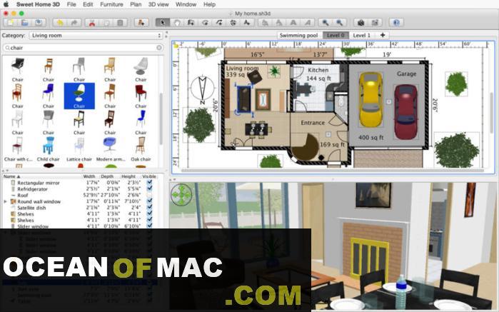 Sweet Home 3D for Mac Dmg Free Download