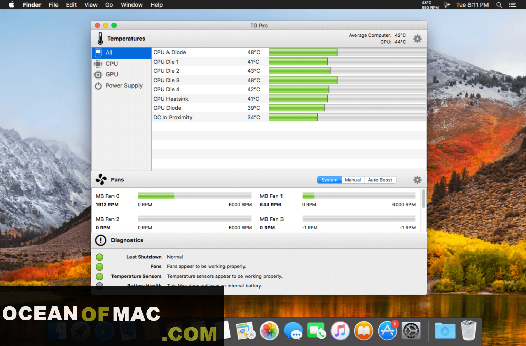 TG Pro For MAC DMG Free Download