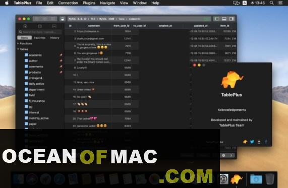 TablePlus 3 for Mac Dmg Full Version Free Download