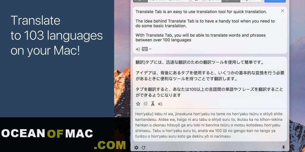 Translate Tab 2 for Mac Dmg Free Download