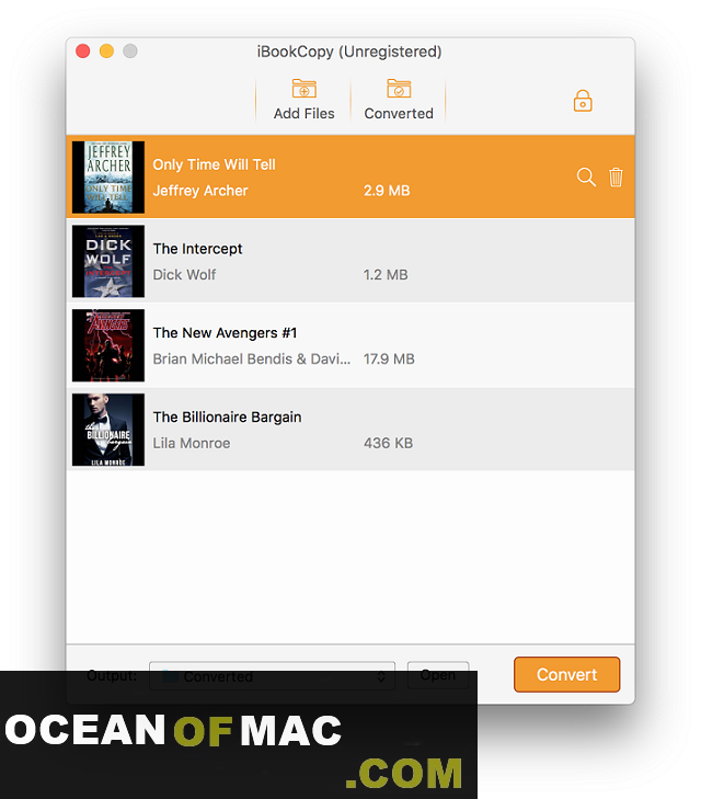 Tuneskit iBook Copy for Mac Dmg features