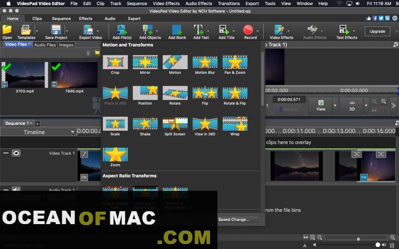 VideoPad Video Editor 2022 for Mac Dmg Free Download