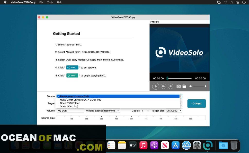 VideoSolo DVD Copy 1.0.18 for Mac Dmg Free Download Latest Version