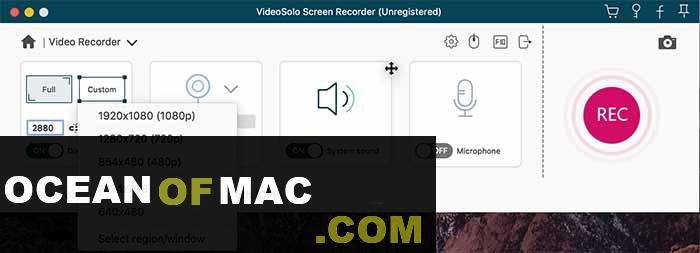 VideoSolo Screen Recorder 2022 for Mac Dmg Free Download