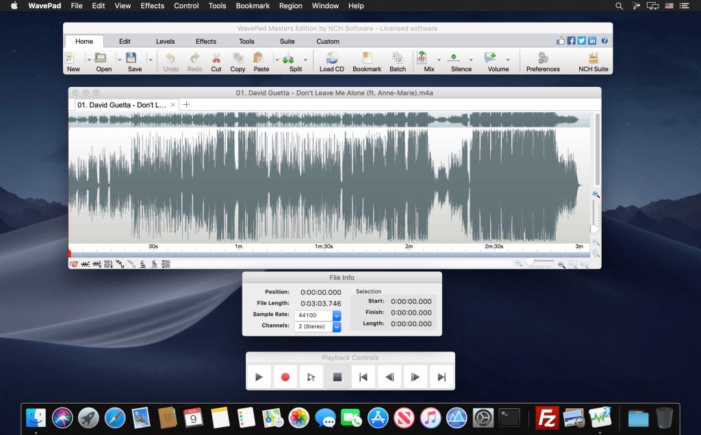 WavePad Masters Edition 2022 for Mac Dmg Free Download