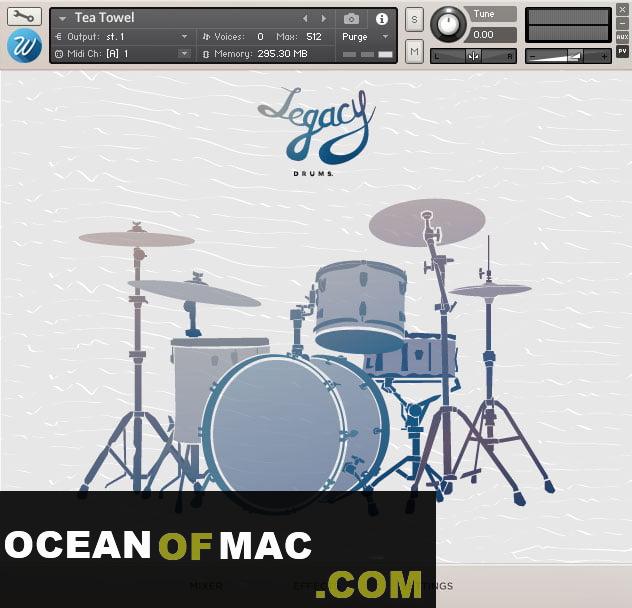 Wavesfactory Legacy Drums KONTAKT Library for Mac Dmg Free Download