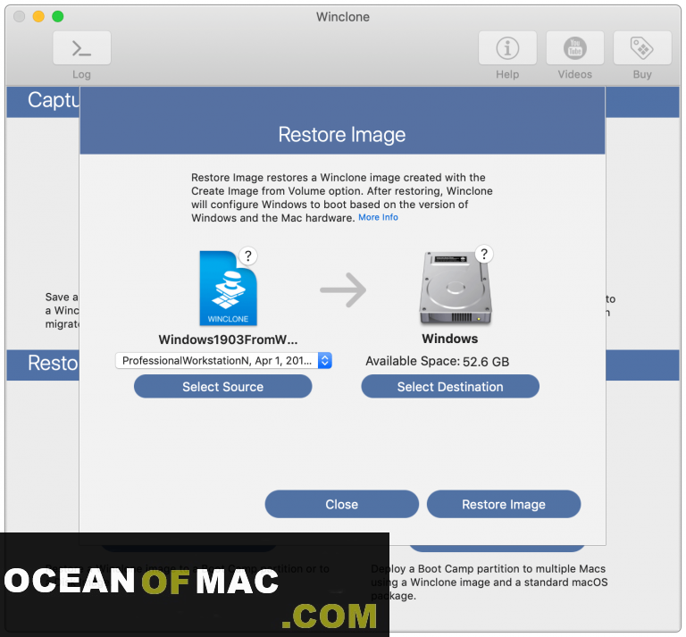 Winclone Pro 9 for macOS Free Download