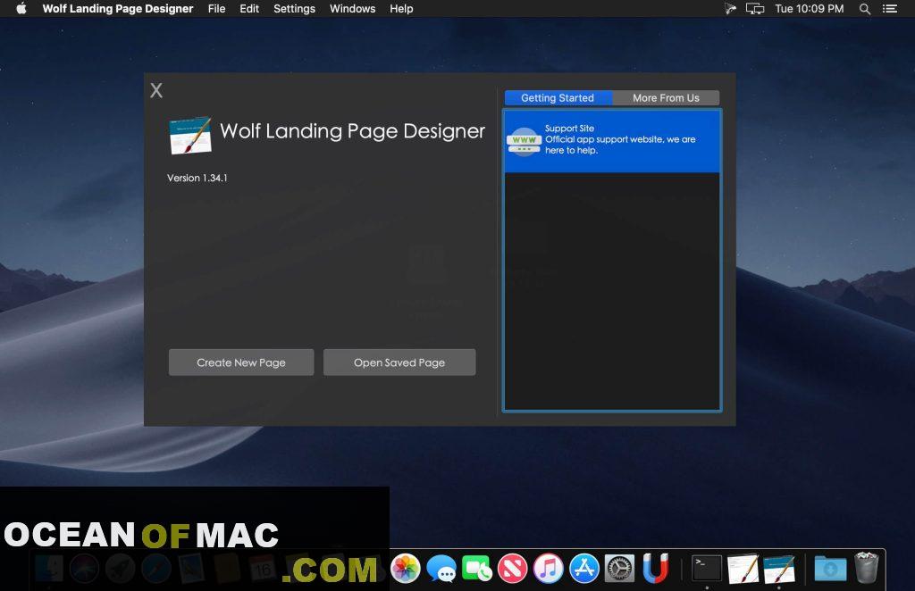 Wolf Landing Page Designer 1.3 for macOS Free Download
