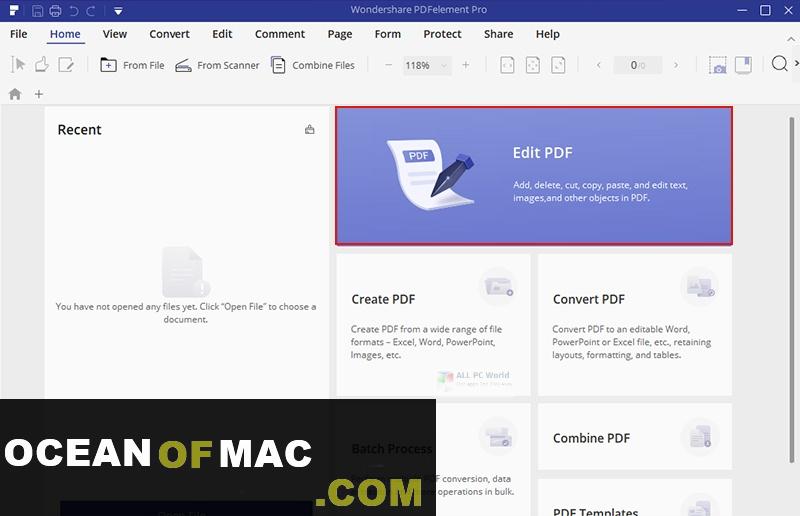 Wondershare PDFElement Professional 7.0 for Mac Dmg Free Download