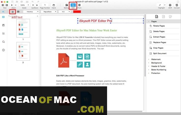 iSkysoft PDF Editor Pro for Mac Dmg Full Version Download