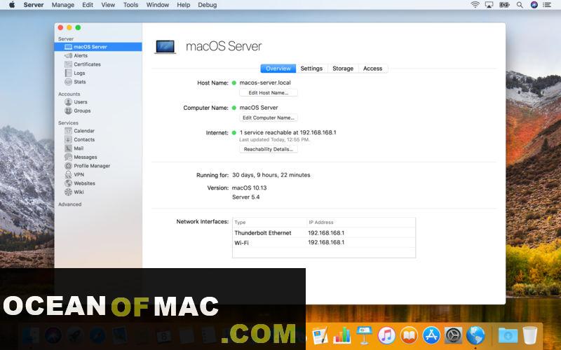 macOS Server 5 for Mac Dmg Free