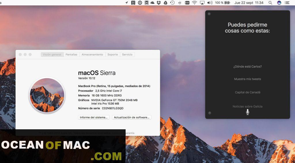 macOS Sierra 10.12.5 DMG Setup