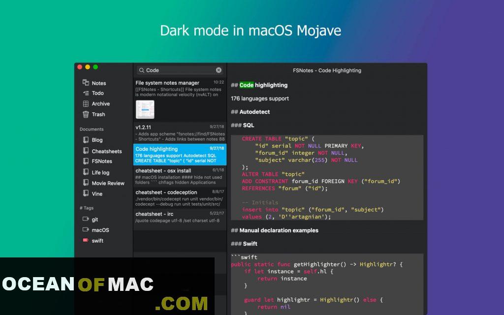 FSNotes 5.0.1 for Mac Free Download