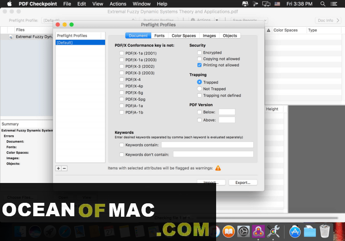 PDF Checkpoint 1.9.8 for Mac Free Download